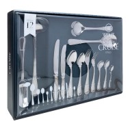 Faqueiro 101 Peças de Aço Inox Com Caixa Litografada Croise
